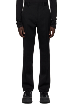 Jil Sander Black One-Pleat Trousers