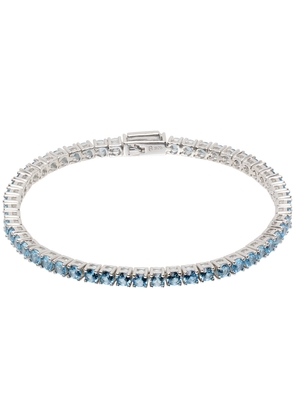 Hatton Labs Silver & Blue Classic Tennis Bracelet