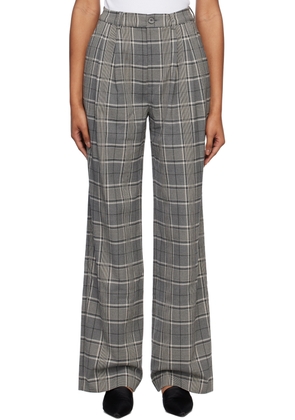 ANINE BING Gray Carrie Trousers