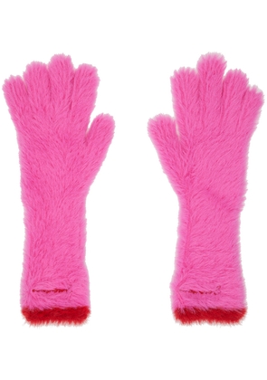 JACQUEMUS Pink Le Papier 'Les Gants Neve' Gloves