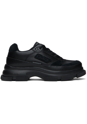 both Black Gao Eva Velcro Patch Sneakers