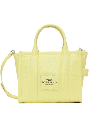 Marc Jacobs Yellow 'The Croc-Embossed Small' Tote