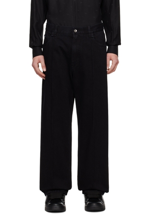 Dolce & Gabbana Black Pinched Seam Jeans