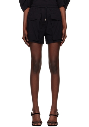 Dries Van Noten Black Drawstring Shorts