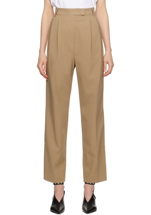 The Frankie Shop Tan Bea Trousers
