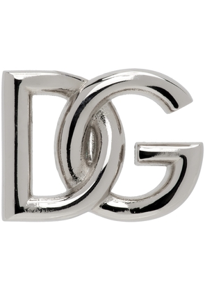 Dolce & Gabbana Silver DG Logo Pin