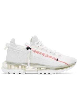 Givenchy White & Red Spectre Low Runner Sneakers