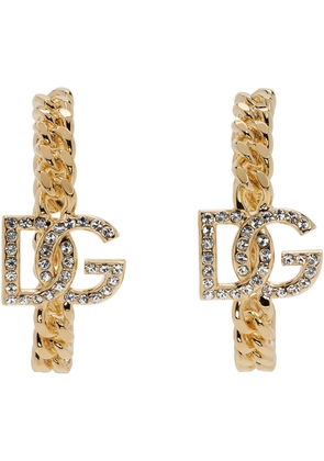 Dolce & Gabbana Gold DG Logo Earrings