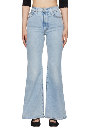 Levi's Blue Ribcage Bell jeans