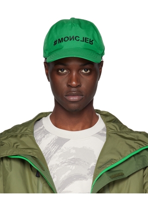 Moncler Grenoble Green Logo Cap
