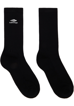 Balenciaga Black 3B Sports Icon Socks