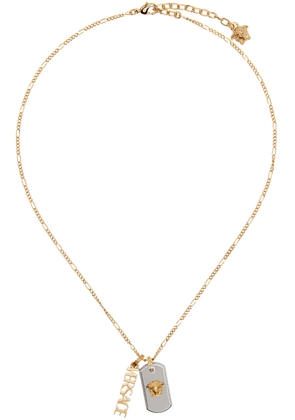 Versace Gold & Silver Medusa Logo Necklace