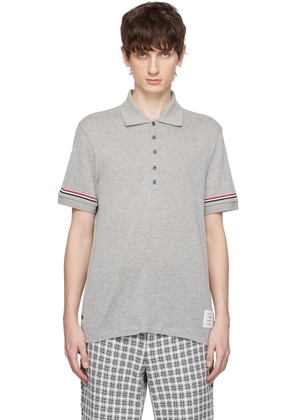 Thom Browne Gray Patch Polo