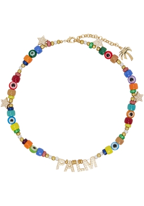 Palm Angels Multicolor 'Palm' Beads Necklace