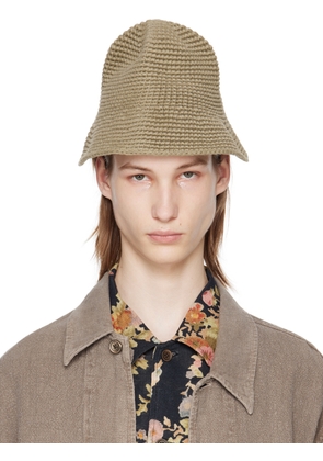OUR LEGACY Taupe Tom Tom Bucket Hat