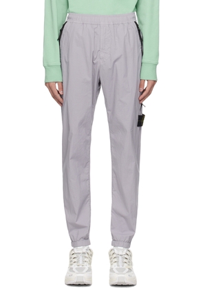 Stone Island Gray Patch Trousers