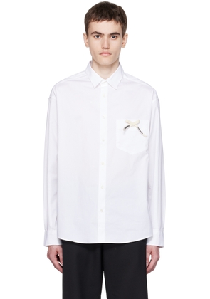 JACQUEMUS White Le Chouchou 'La Chemise Simon' Shirt