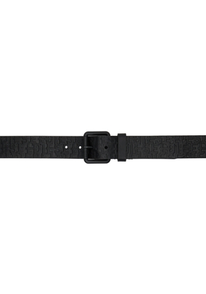 Diesel Black B-Monogram Belt