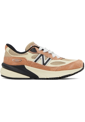 New Balance Orange Made In USA 990v6 Sneakers