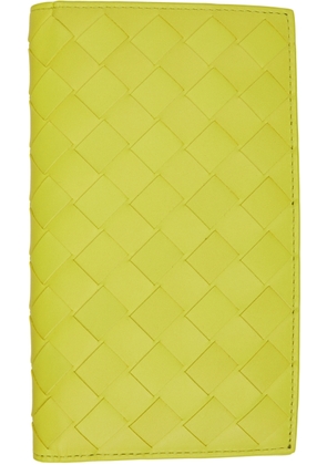 Bottega Veneta Yellow Detachable Pocket Long Wallet