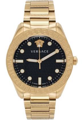 Versace Gold Greca Dome Watch