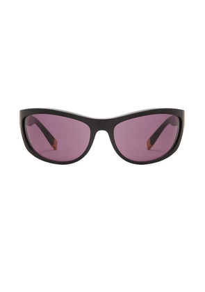 Givenchy Cat Eye Sunglasses in Shiny Black & Smoke - Black. Size all.