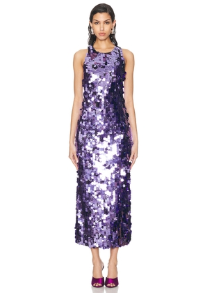 Simon Miller Lou Sequin Dress in Disco Purple - Purple. Size 0 (also in 2, 4, 6, 8).
