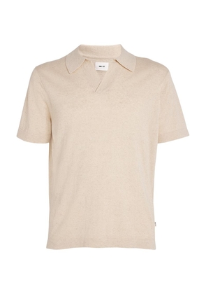 Nn07 Cotton-Linen Blend Polo Shirt