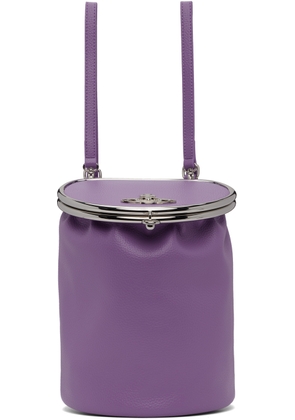 Vivienne Westwood Purple Round Frame Backpack