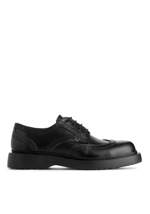 Leather Brogues - Black