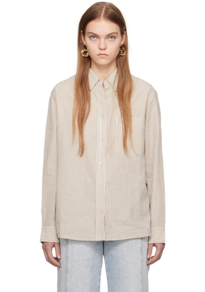 Isabel Marant Etoile White & Khaki Esola Shirt