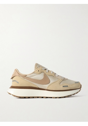 Nike - Phoenix Waffle Suede And Leather-trimmed Canvas Sneakers - Neutrals - US5,US5.5,US6,US6.5,US7,US7.5,US8,US8.5,US9,US9.5,US10,US10.5,US11,US11.5