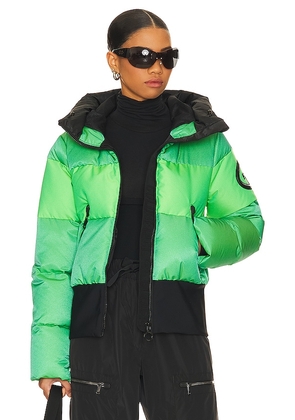 Goldbergh Fever Ski Jacket in Green. Size 34, 42, 44.