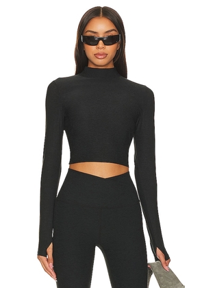 Beyond Yoga Featherweight Moving On Cropped Top in Black. Size S.