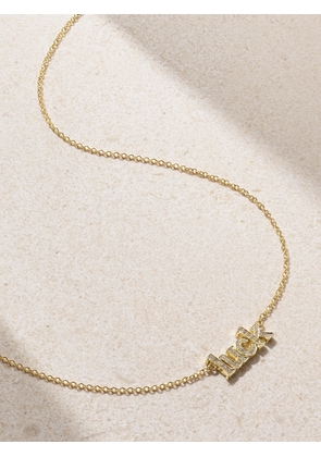 Jennifer Meyer - Luck 18-karat Gold Diamond Necklace - One size