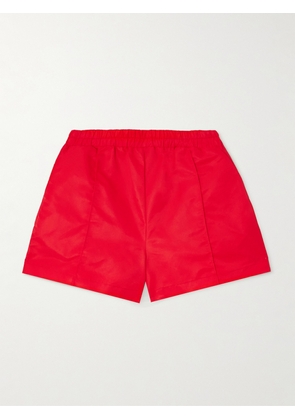STAUD - Taurus Paneled Shell Shorts - Red - x small,small,medium,large,x large
