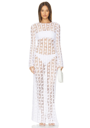 BEACH RIOT Ariana Dress in White. Size M, S, XL, XS.