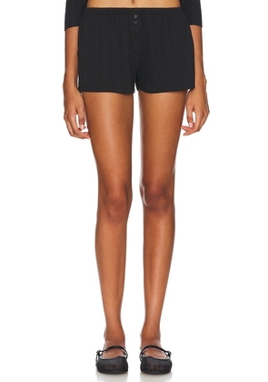 Cou Cou Intimates The Short in Black. Size M, S, XL, XS.