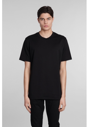 Attachment T-Shirt In Black Cotton