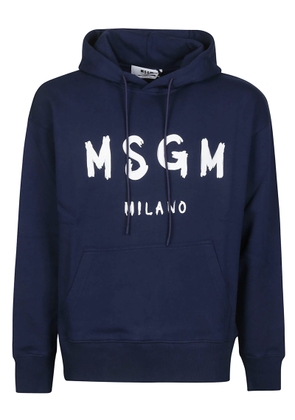 Msgm Logo Print Sweatshirt
