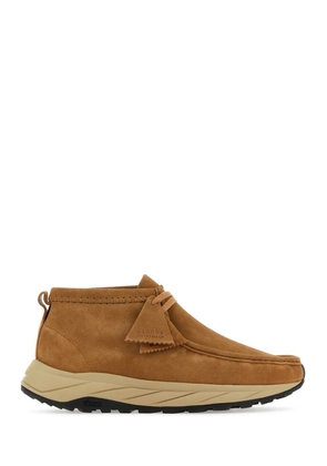 Clarks Camel Suede Wallabee Eden Ankle Boots