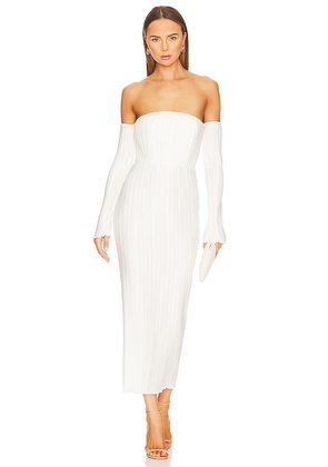 L'IDEE Gatsby Gown in Ivory. Size 6/XS, 8/S.