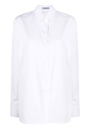 Prada long-sleeved button-up shirt - White
