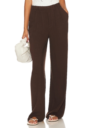 LSPACE Rhodes Pant in Brown. Size M, S, XL, XS.