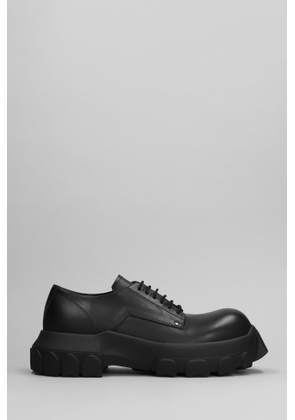 Rick Owens Lace Up Bozo Tractor Lace Up Shoes