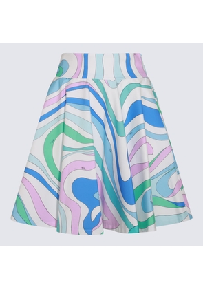 Pucci Multicolot Cotton Midi Skirt
