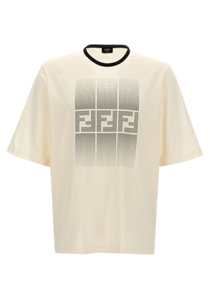Fendi Gradient Ff Logo T-Shirt