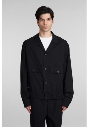 Mauro Grifoni Casual Jacket In Black Wool