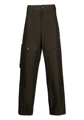 MSGM cargo-pocket ripstop tapered trousers - Green