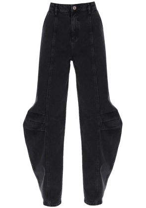 Rotate By Birger Christensen Baggy Jeans With Curved Leg